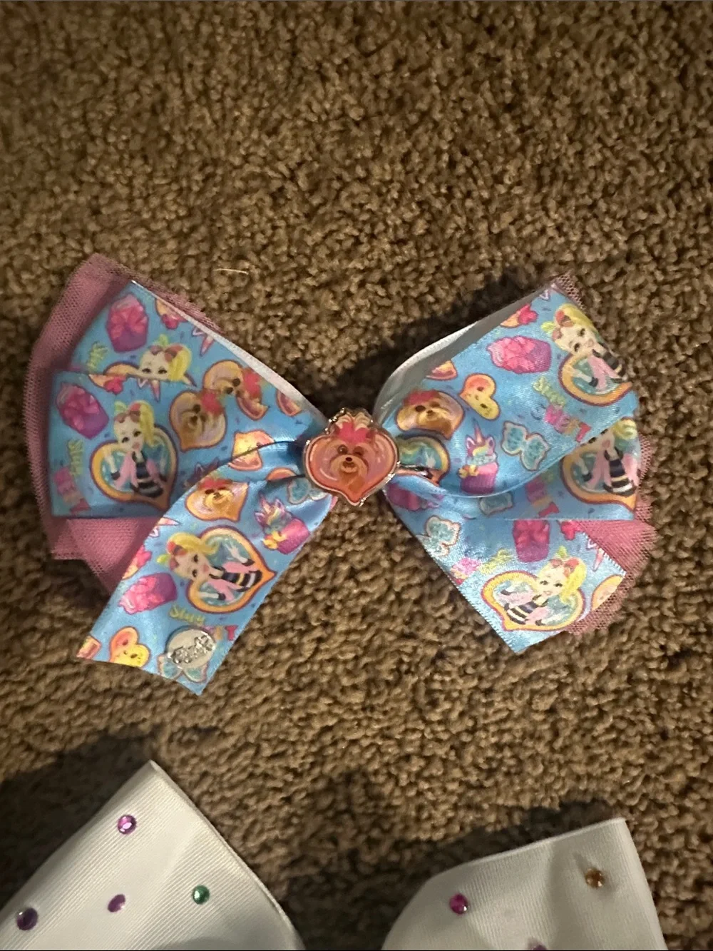 JoJo Siwa Rainbow & Blue Kids Hair Bow Set
